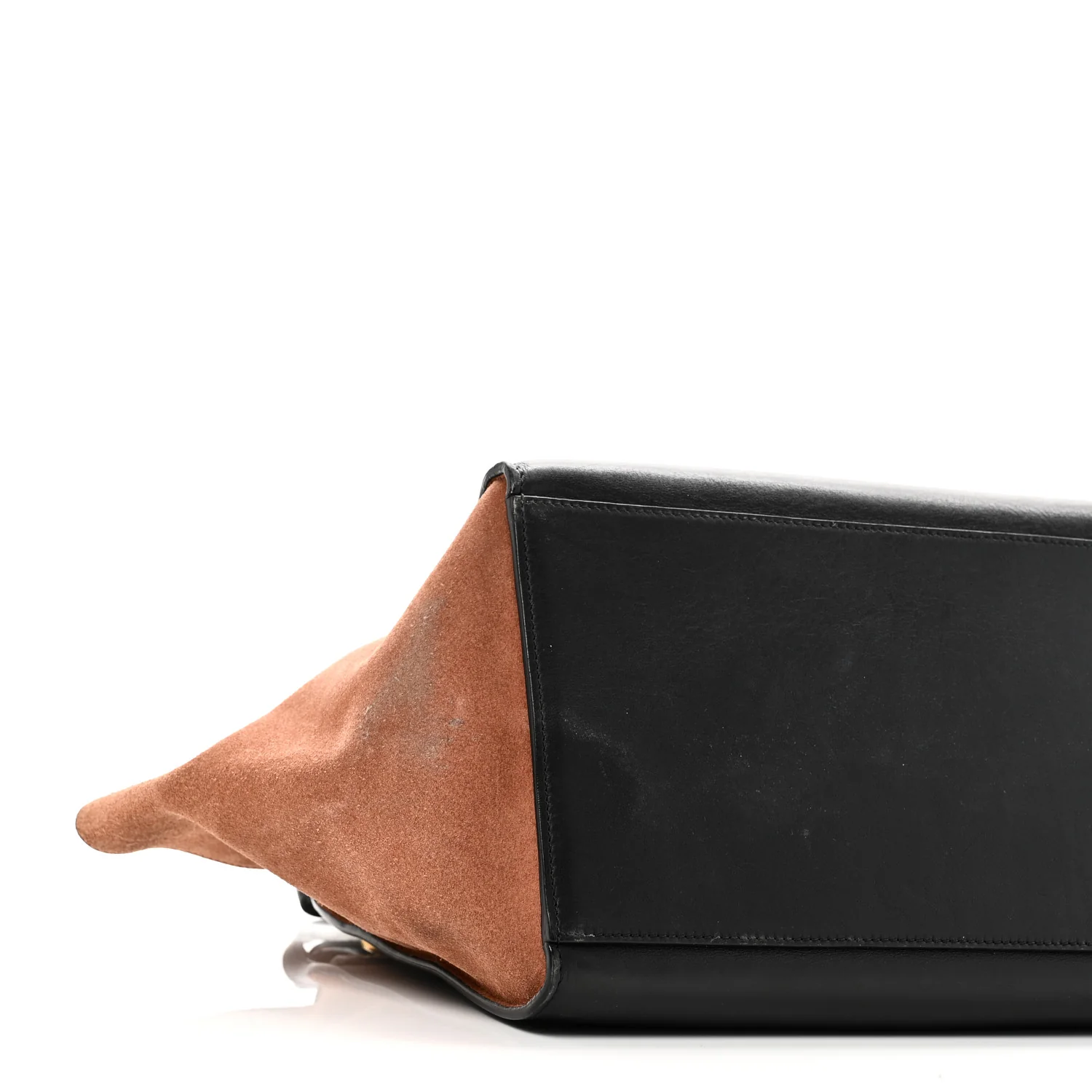 Snakeskin Suede Trapeze Brown - Image 8