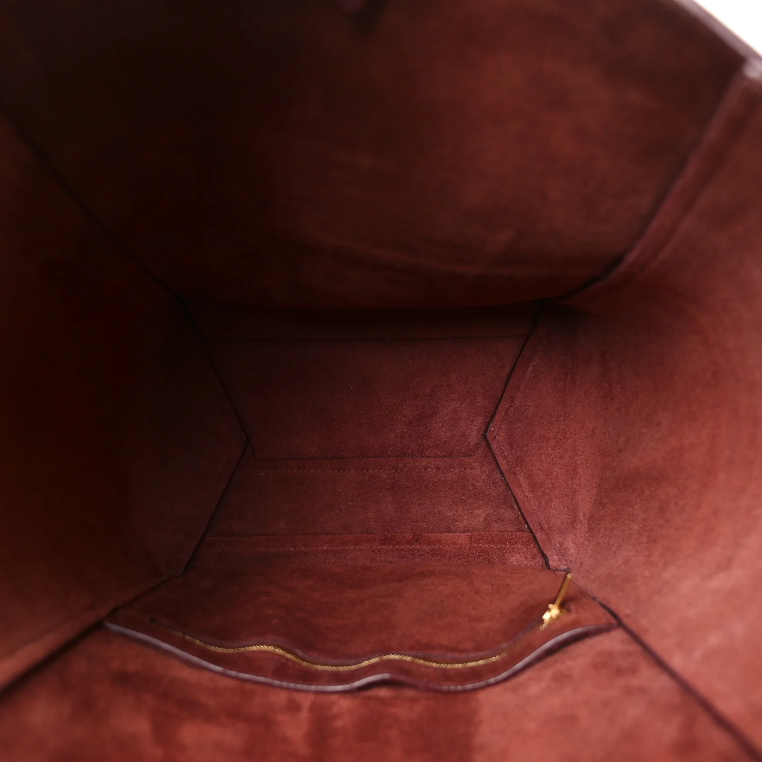 Soft Grained Calfskin Sangle Bucket Bag Light Burgundy - Image 5
