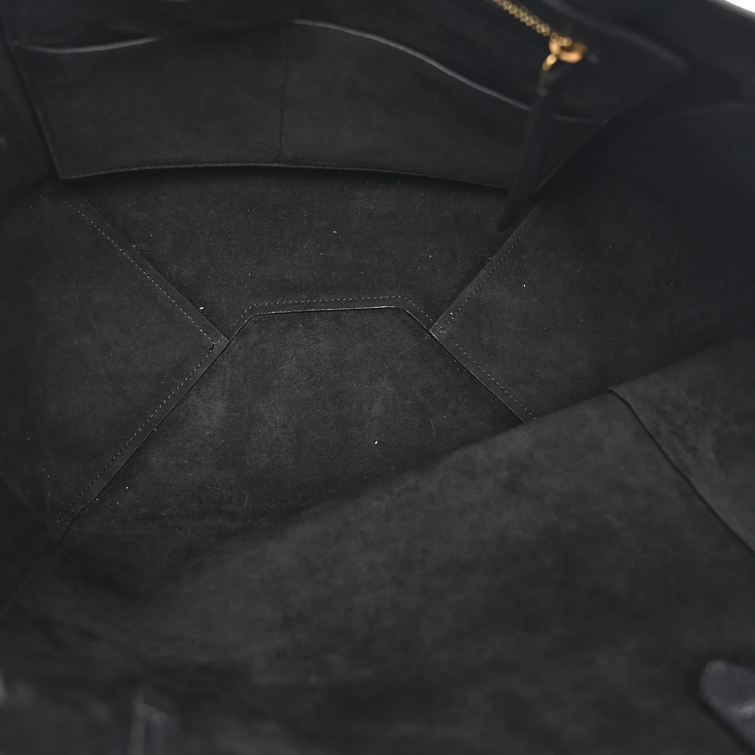 Soft Grained Calfskin Small Belt Cabas Phantom Black - Image 5