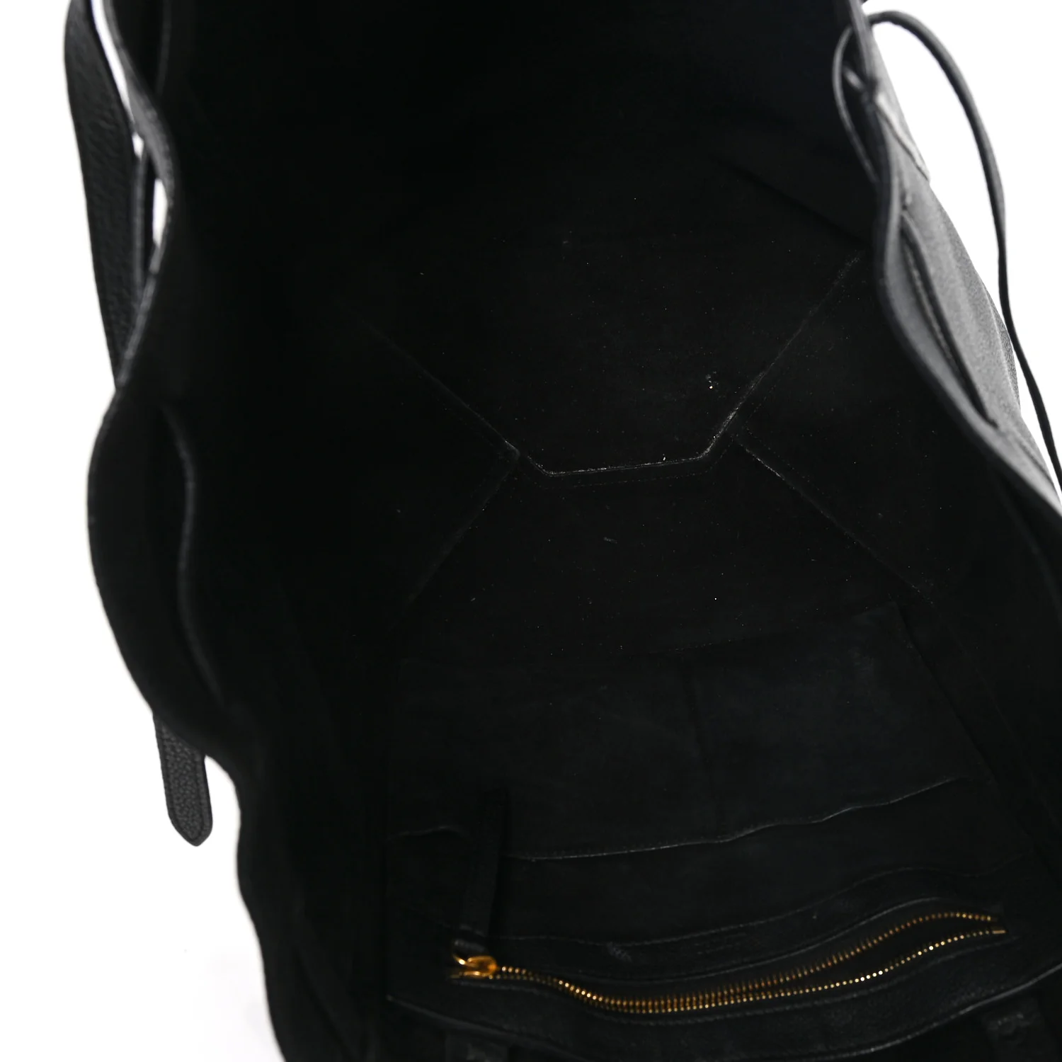 Soft Grained Calfskin Small Belt Cabas Phantom Black - Image 5