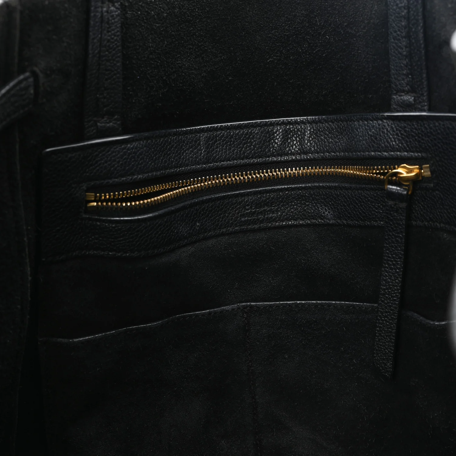 Soft Grained Calfskin Small Belt Cabas Phantom Black - Image 6