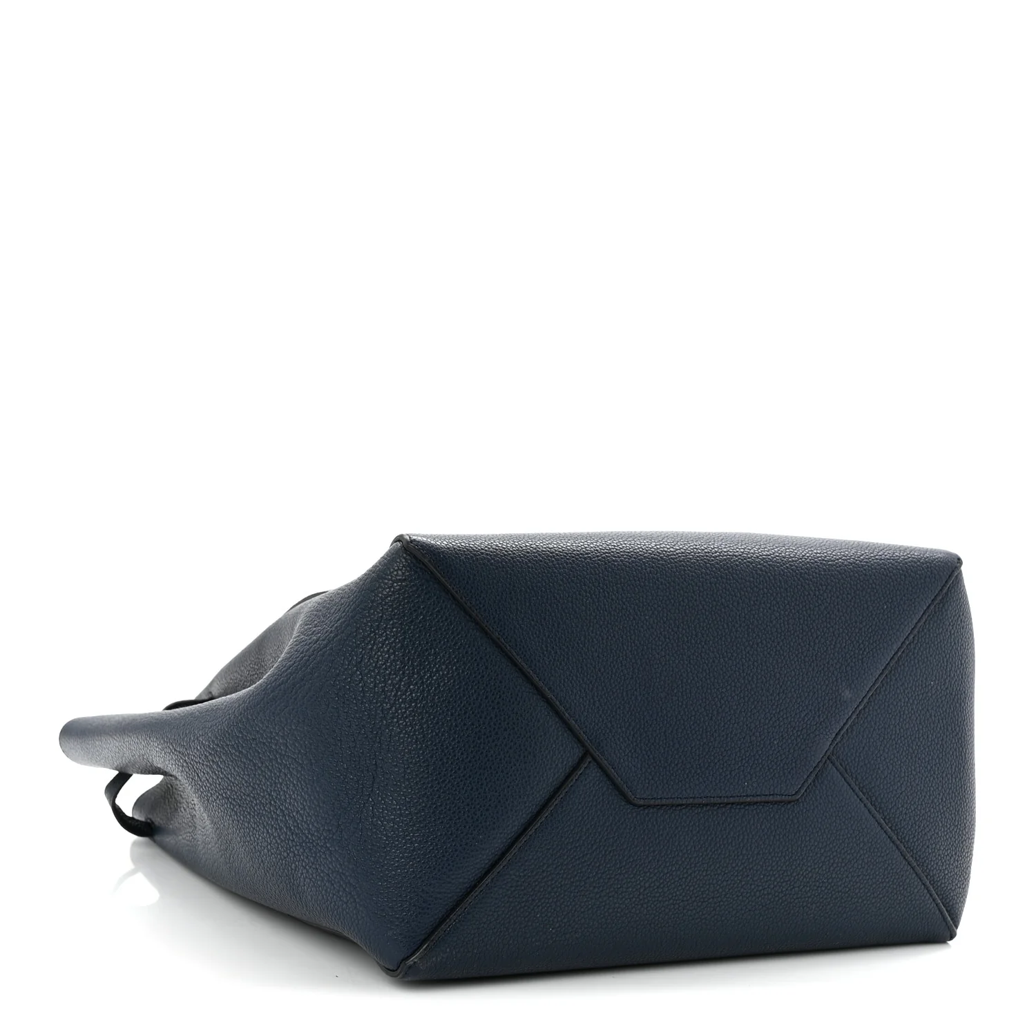 Soft Grained Calfskin Small Belt Cabas Phantom Deep Blue - Image 4