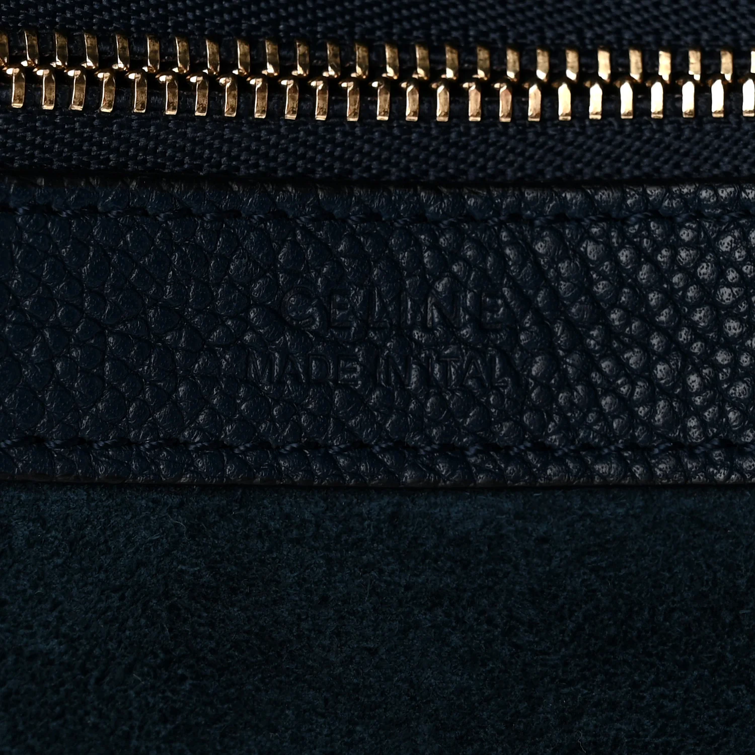 Soft Grained Calfskin Small Belt Cabas Phantom Deep Blue - Image 7