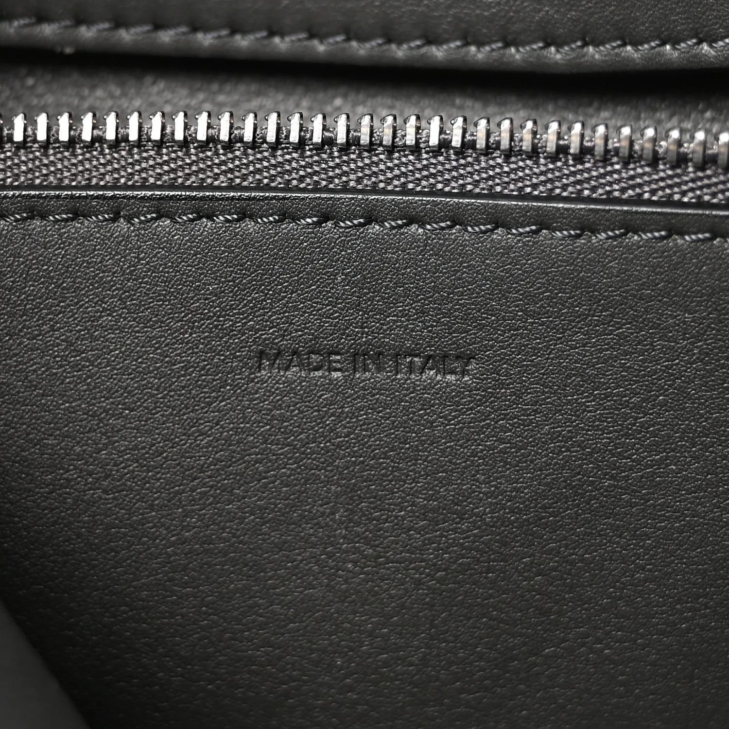 Suede Calfskin Medium Big Bag Grey - Image 6