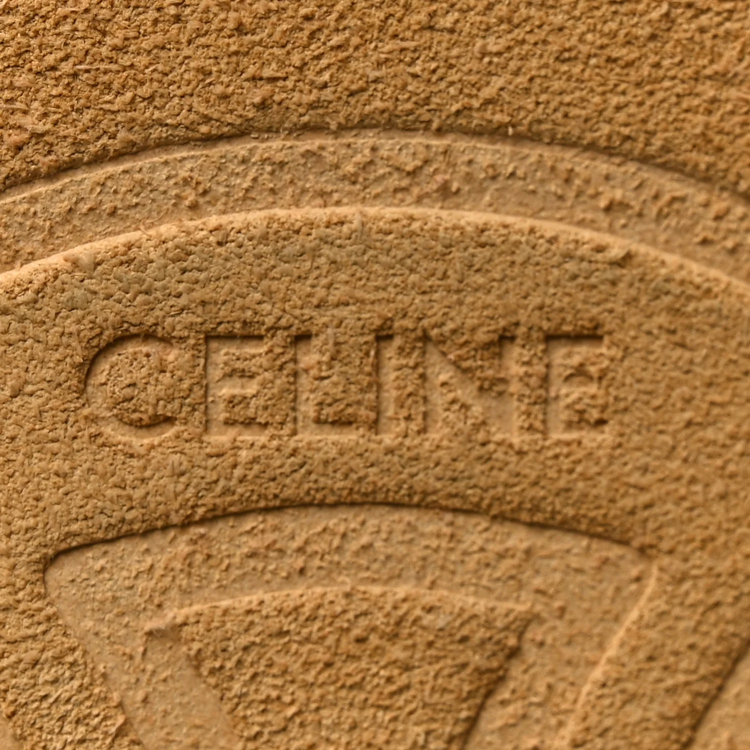 Suede Shearling Triomphe Medium Cabas Anais Natural - Image 10