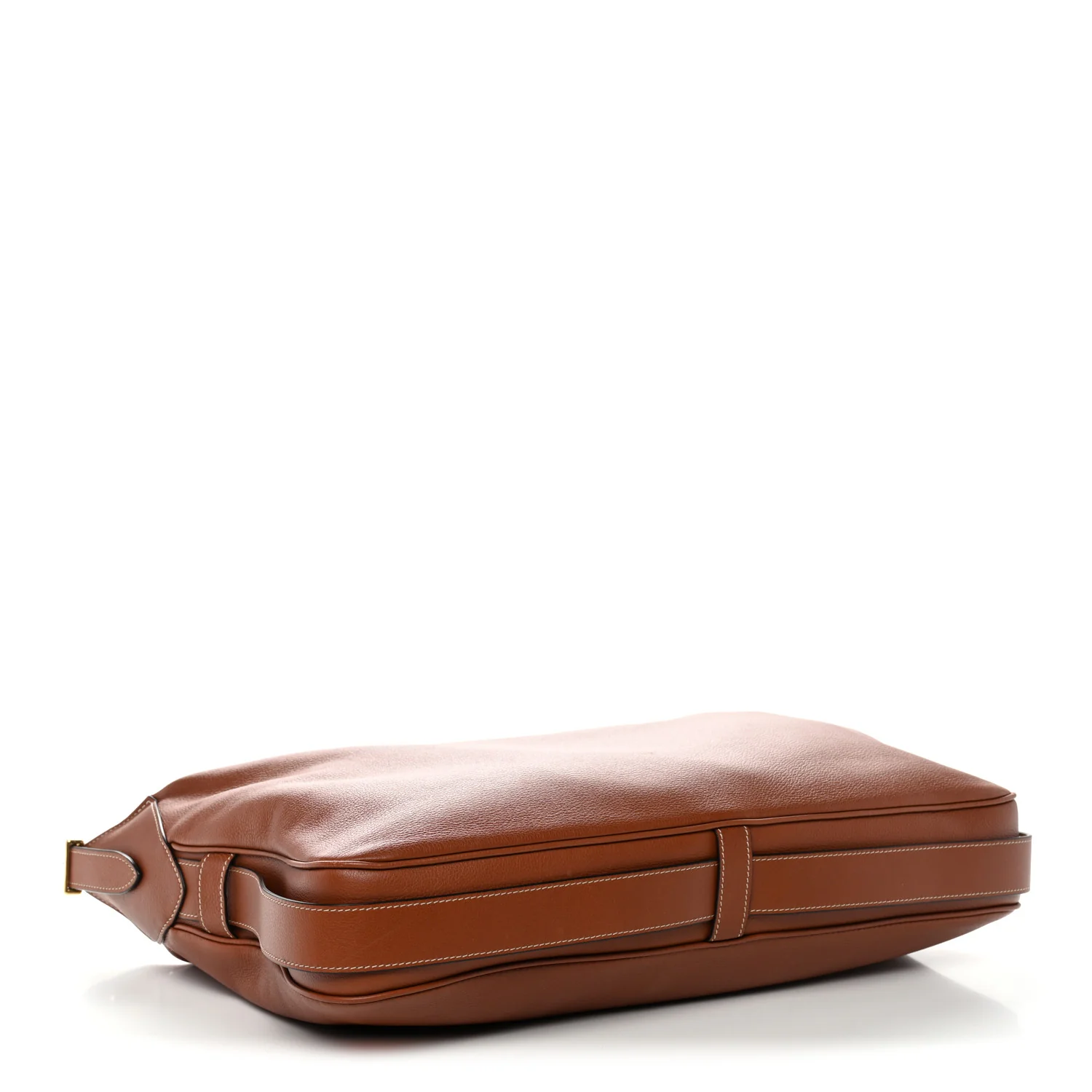 Supple Calfskin Large Romy Shoulder Bag Tan - Image 4