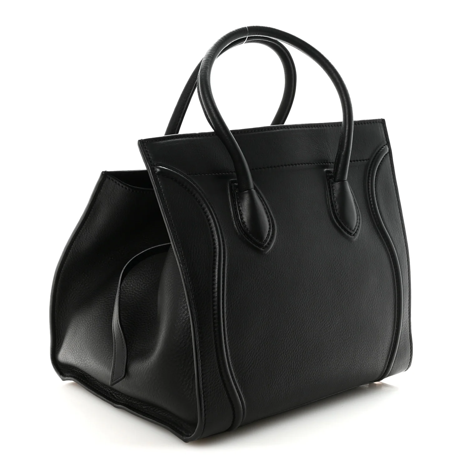 Supple Calfskin Medium Phantom Luggage Black - Image 3