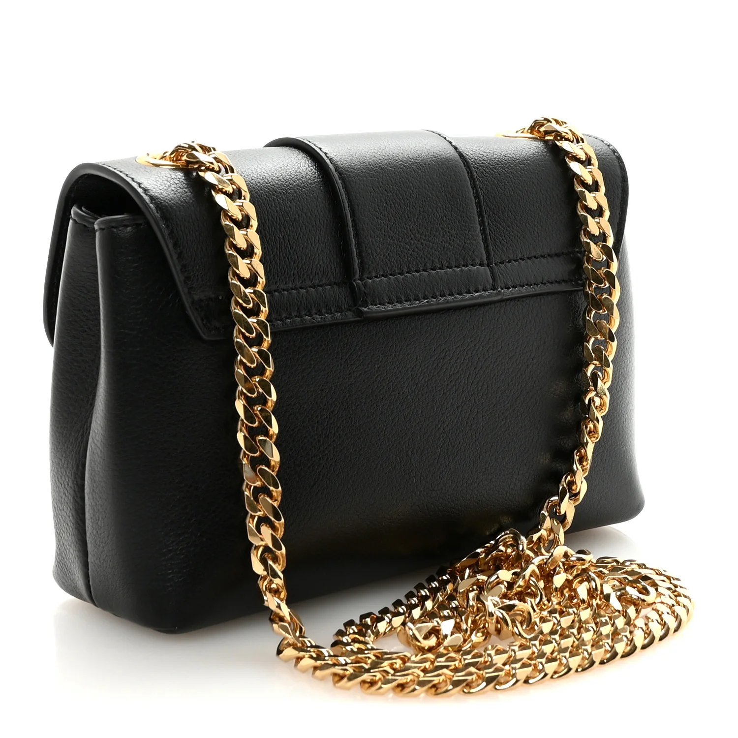 Supple Calfskin Mini Victoire Bag Black - Image 3