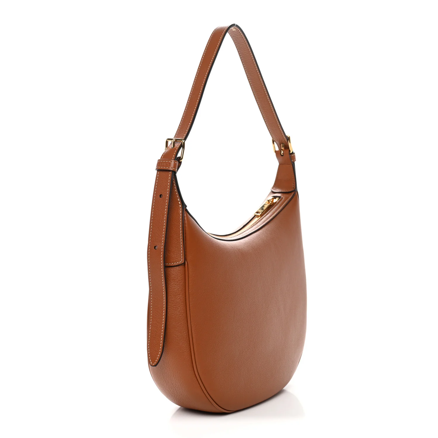 Supple Calfskin Small Triomphe Heloise Shoulder Bag Tan - Image 3