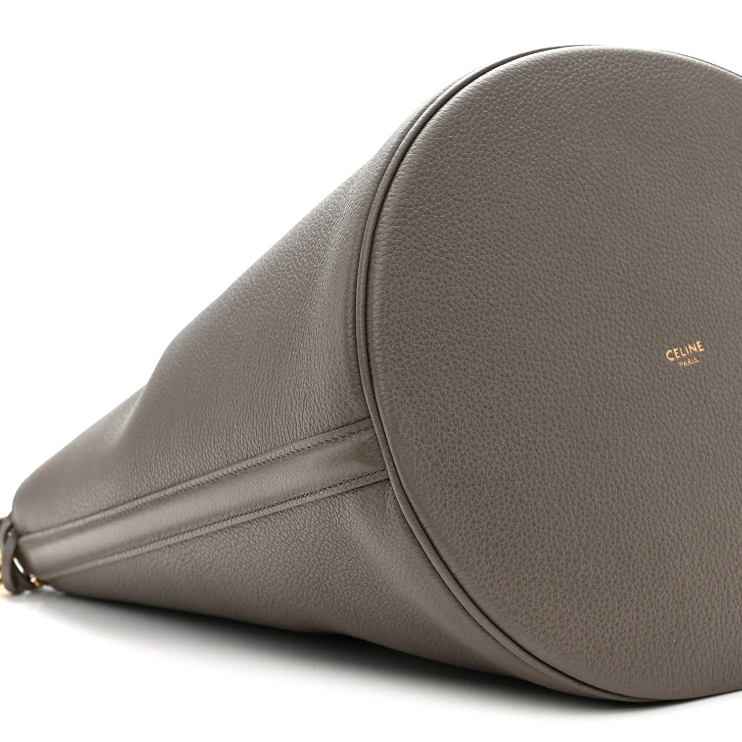Supple Grained Calfskin Bucket 16 Bag Pebble - Image 11