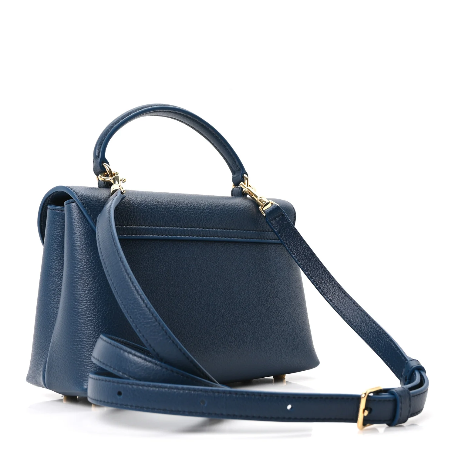 Supple Grained Calfskin Teen Nino Teal Blue - Image 3