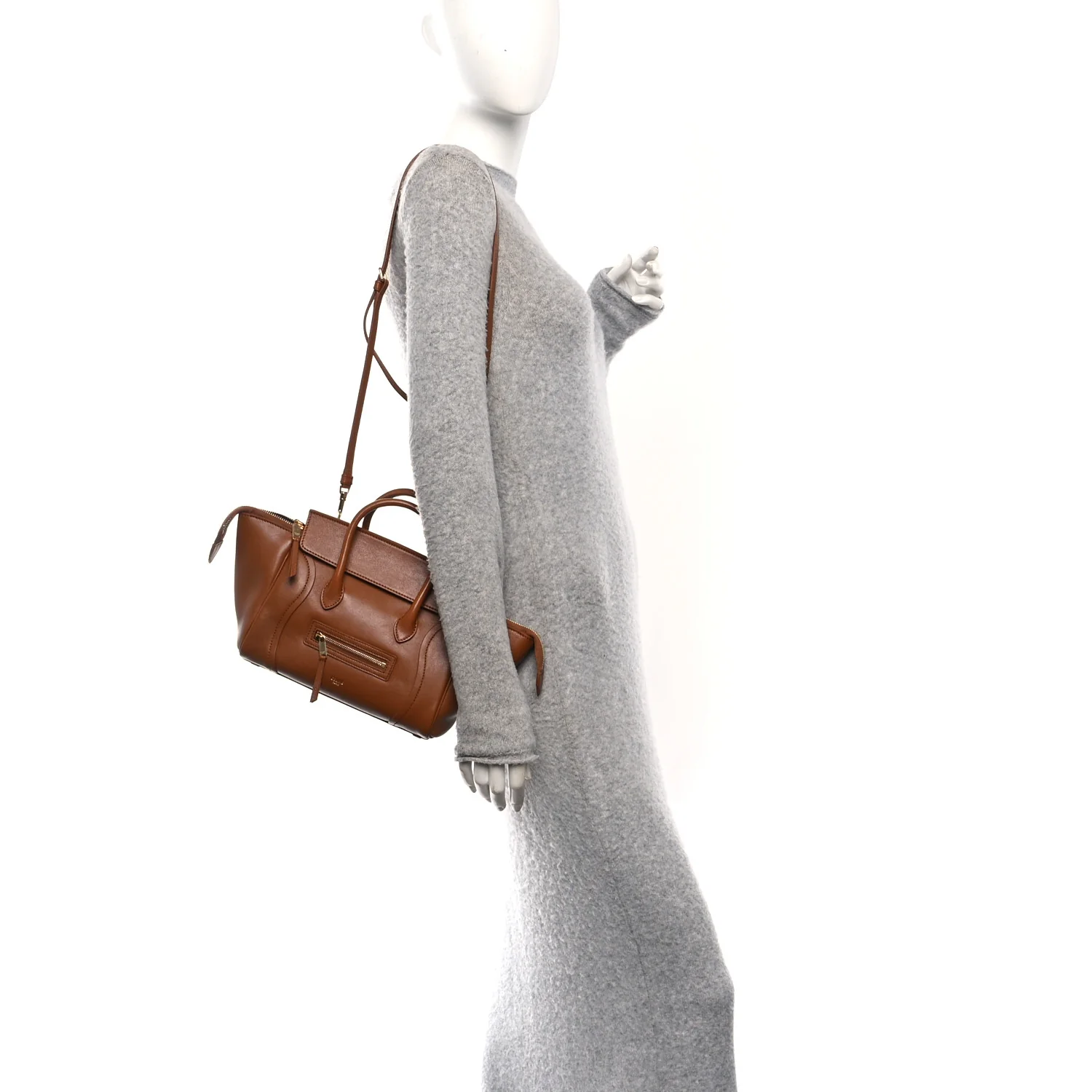 Supple Shiny Lambskin Little New Luggage Soft Tan - Image 2