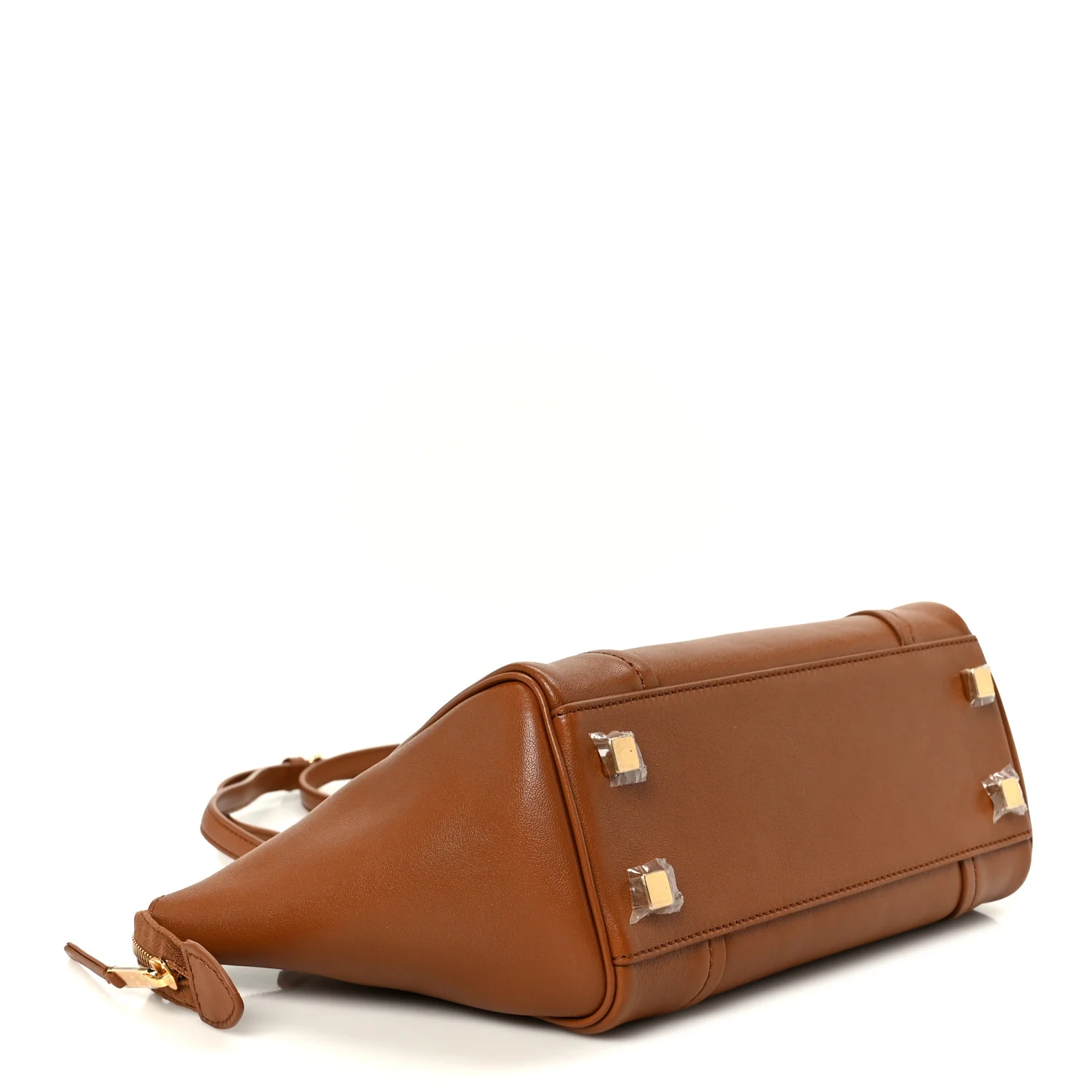 Supple Shiny Lambskin Little New Luggage Soft Tan - Image 4