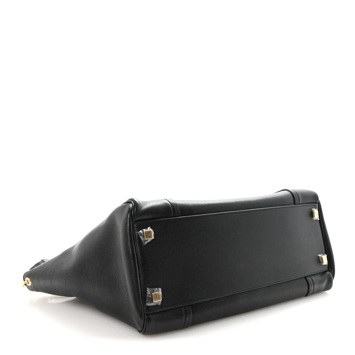 Supple Shiny Lambskin Luggage Black - Image 4