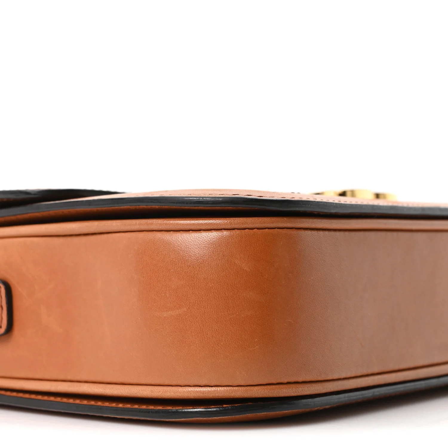 Textile Calfskin Classique Triomphe Bag Natural Tan - Image 10