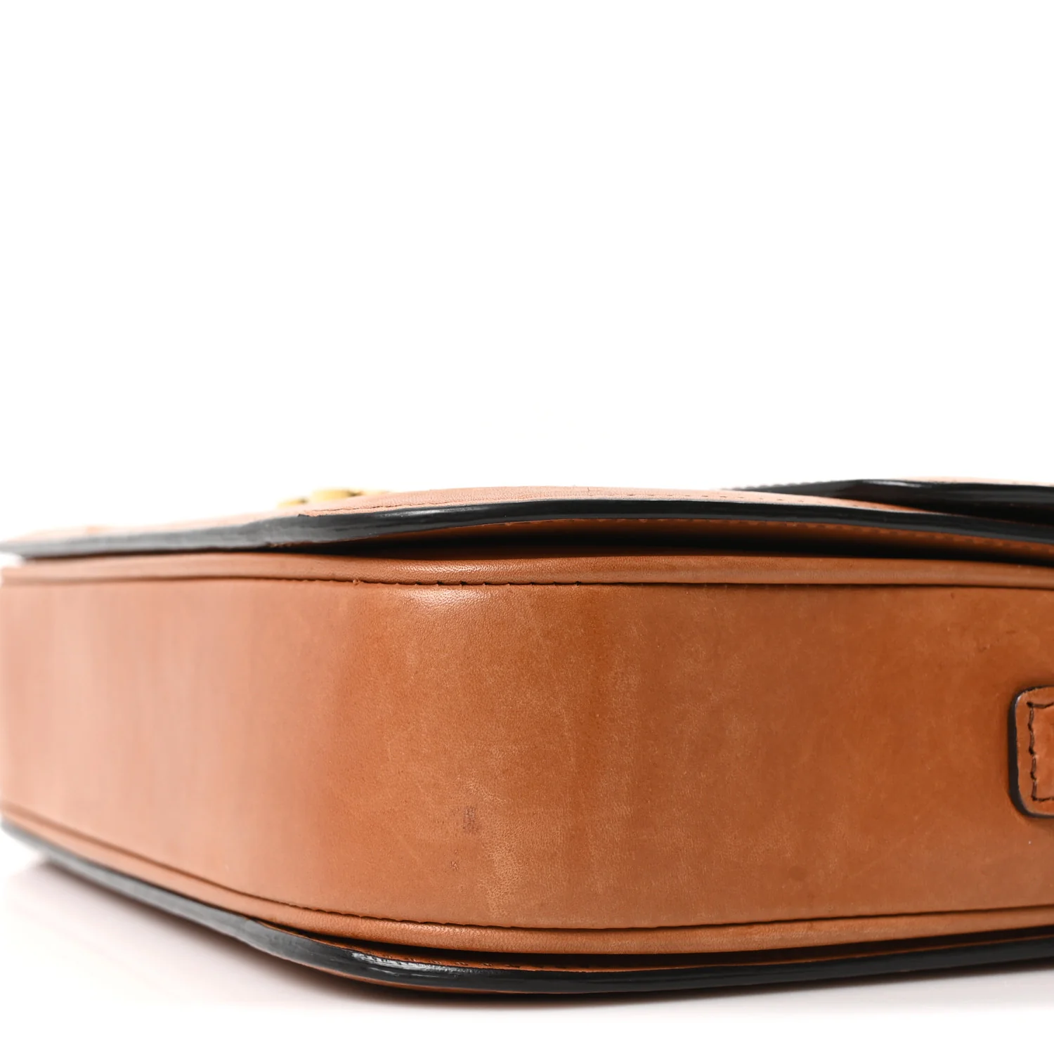 Textile Calfskin Classique Triomphe Bag Natural Tan - Image 11