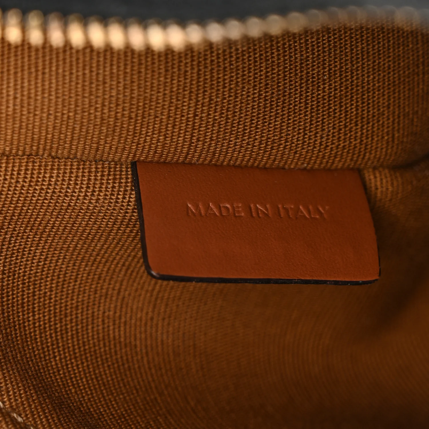Triomphe Canvas Calfskin Ava Shoulder Bag Tan - Image 6