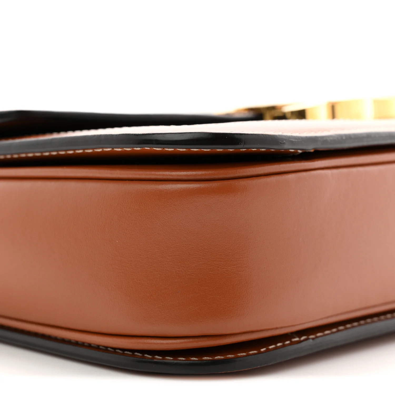 Triomphe Canvas Calfskin Medium Triomphe Bag Tan - Image 9