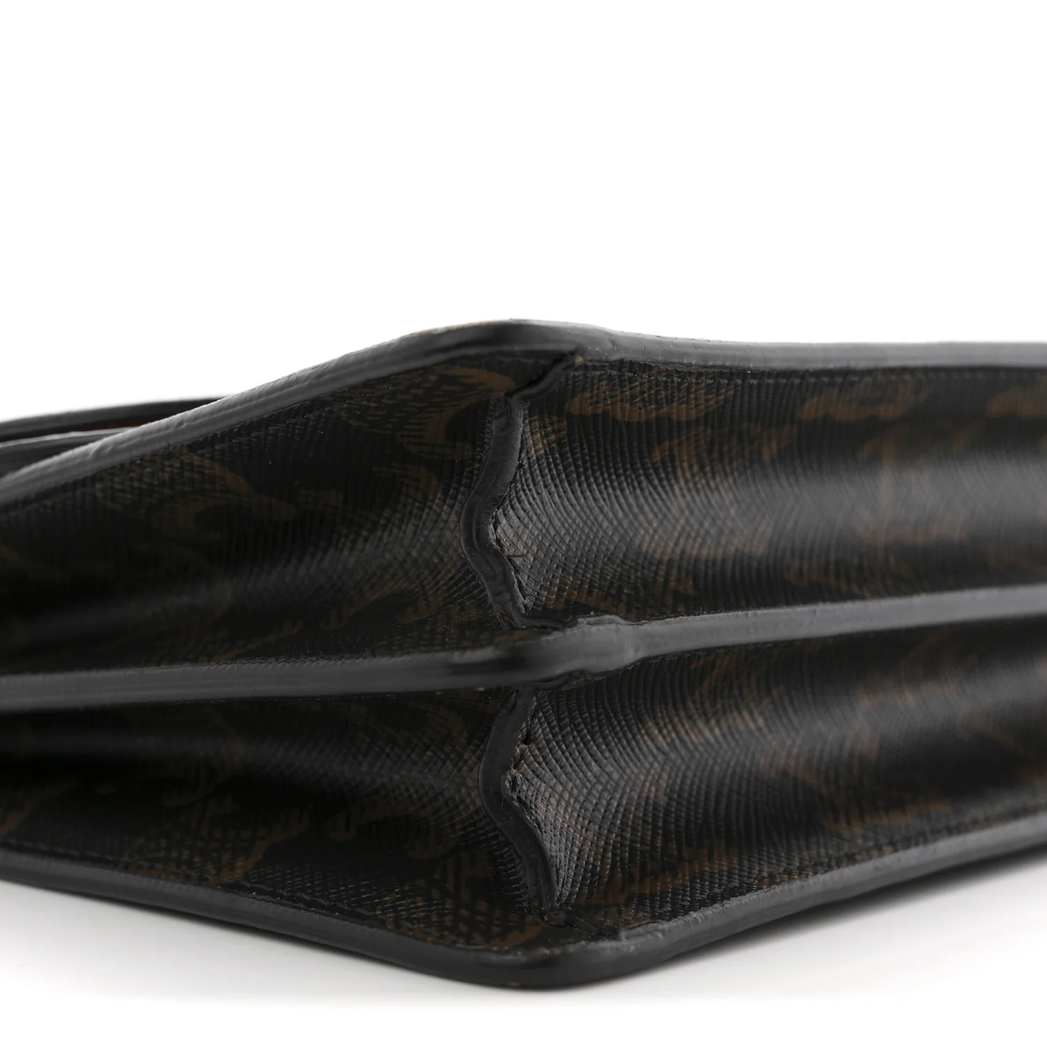 Triomphe Canvas Lambskin Wallet On Strap Tan - Image 9