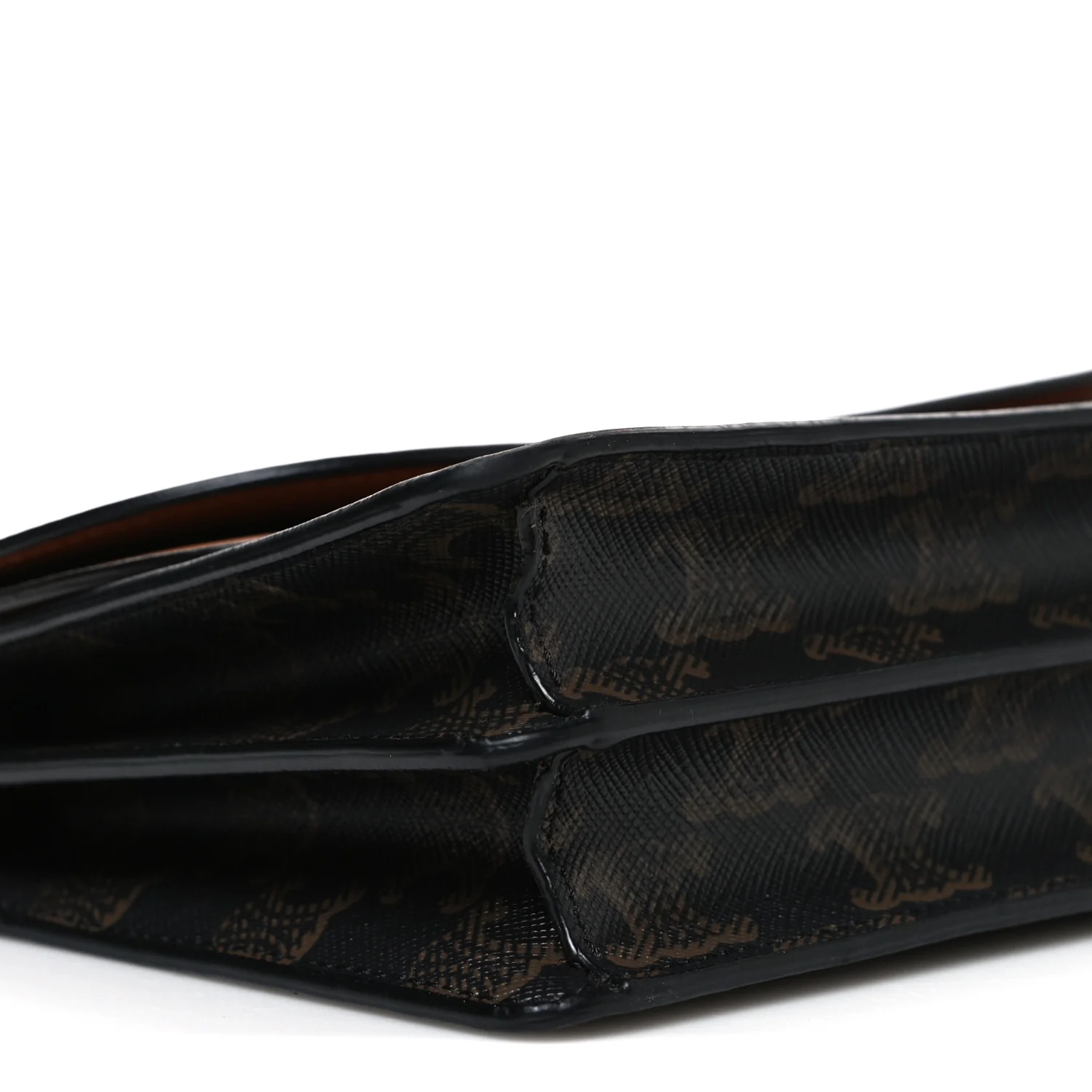 Triomphe Canvas Lambskin Wallet On Strap Tan - Image 10