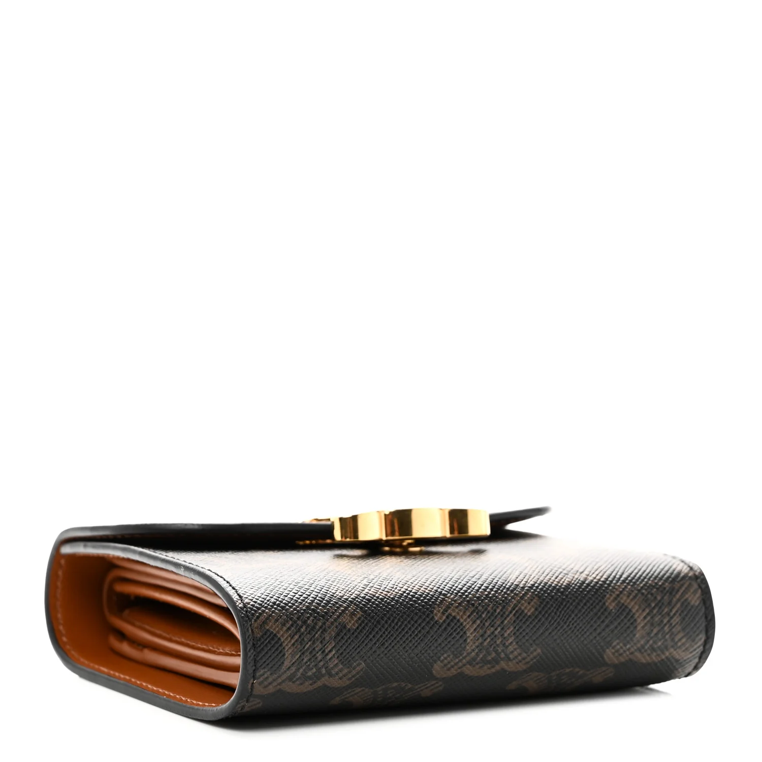 Triomphe Canvas Small Triomphe Wallet Tan - Image 4