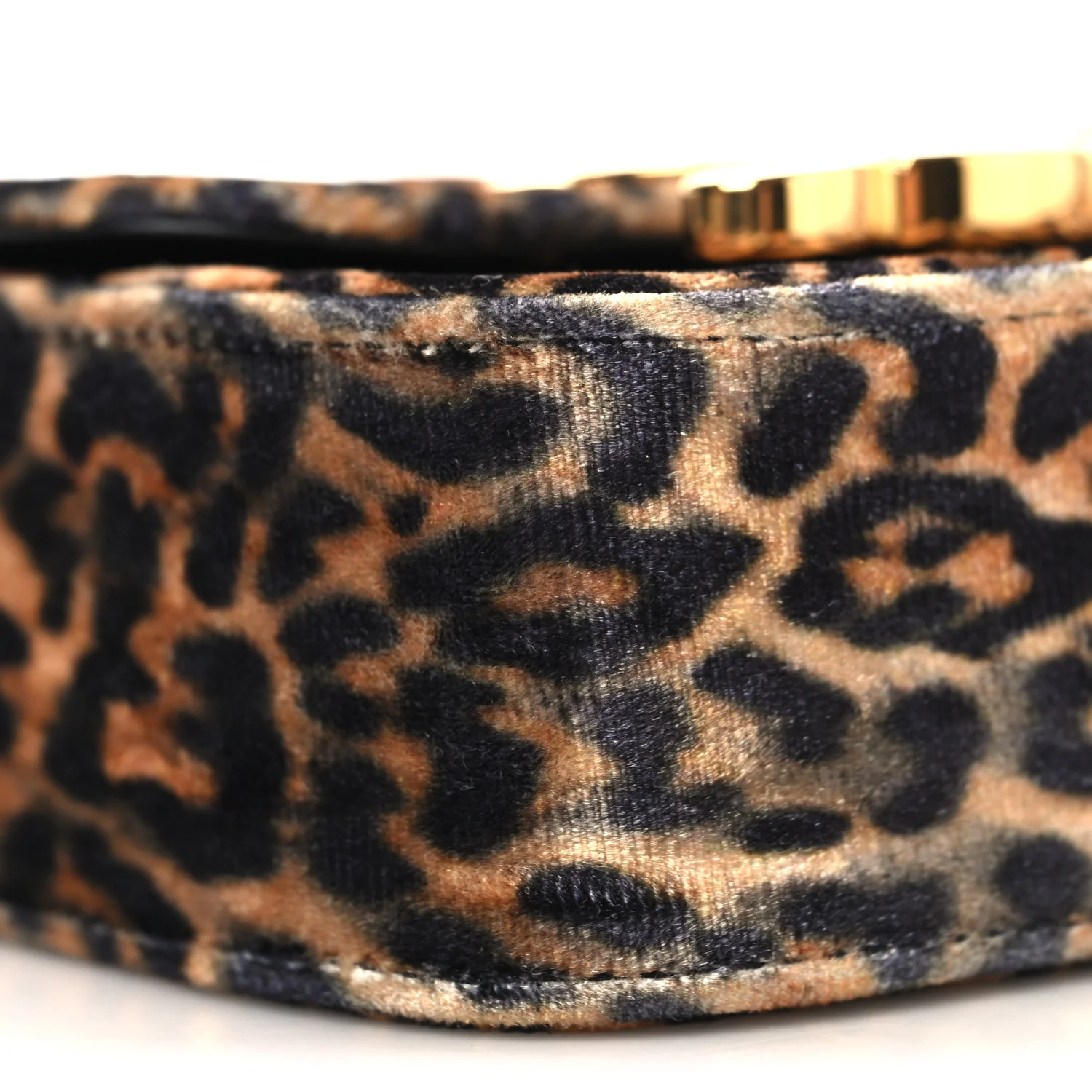 Velvet Leopard Print Mini Triomphe Multicolor - Image 8