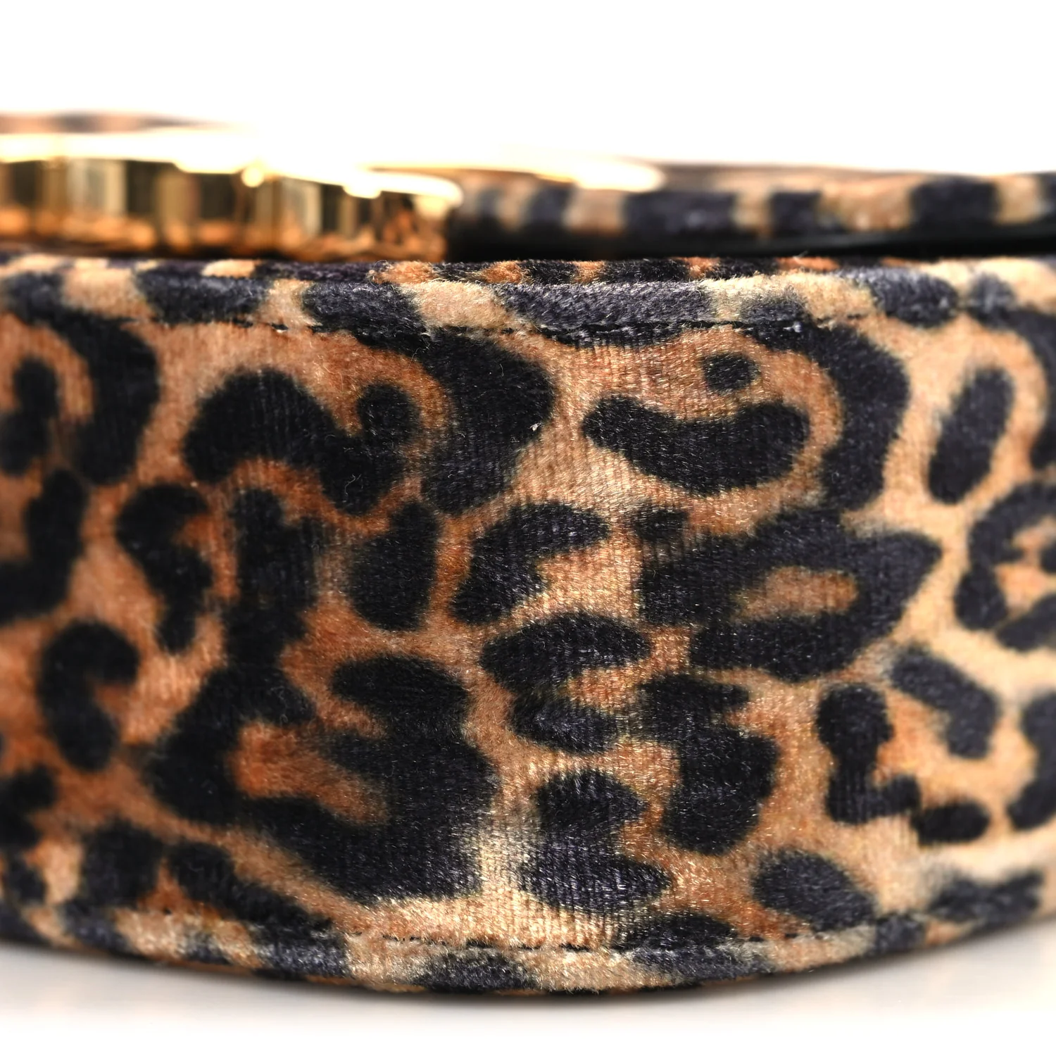 Velvet Leopard Print Mini Triomphe Multicolor - Image 9