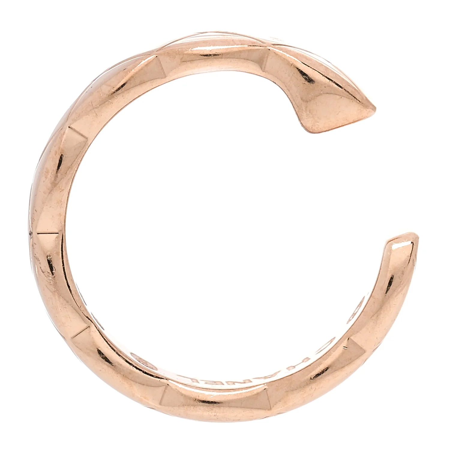 18K Beige Gold Coco Crush Single Ear Cuff Earring - Image 3
