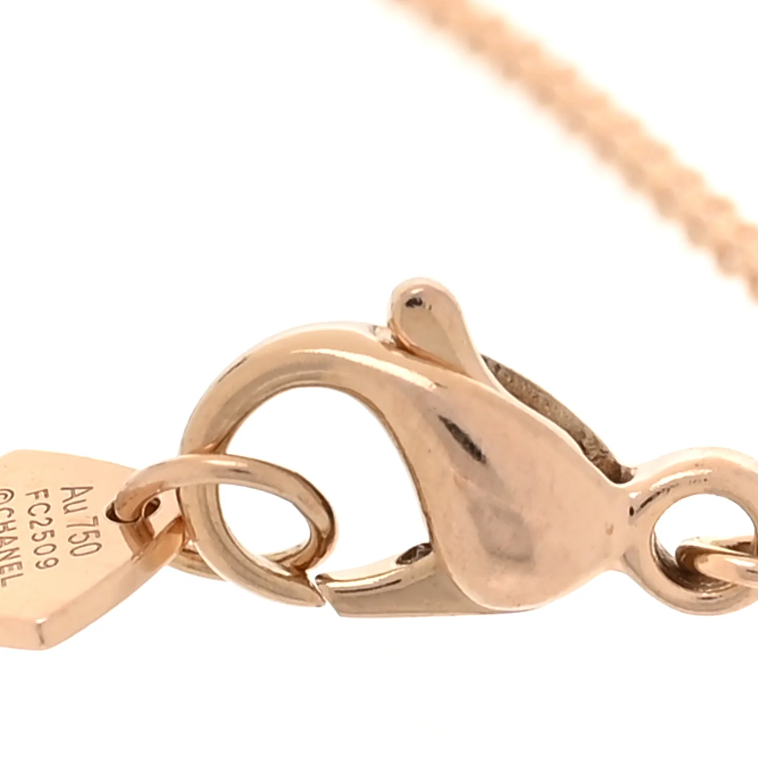18K Beige Gold Ruby Coco Crush Station Bracelet - Image 3