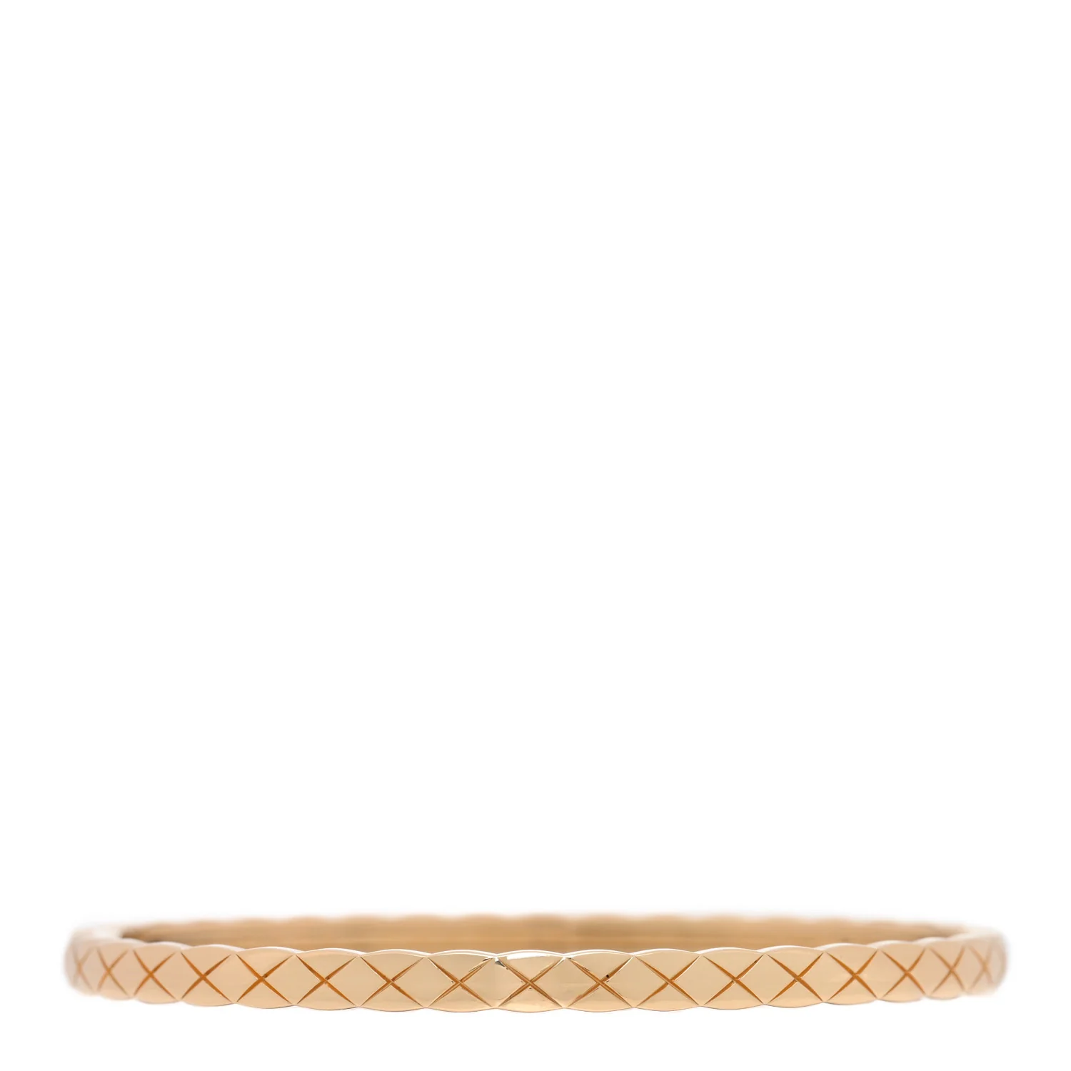 18K Yellow Gold Mini Coco Crush Bangle Bracelet S