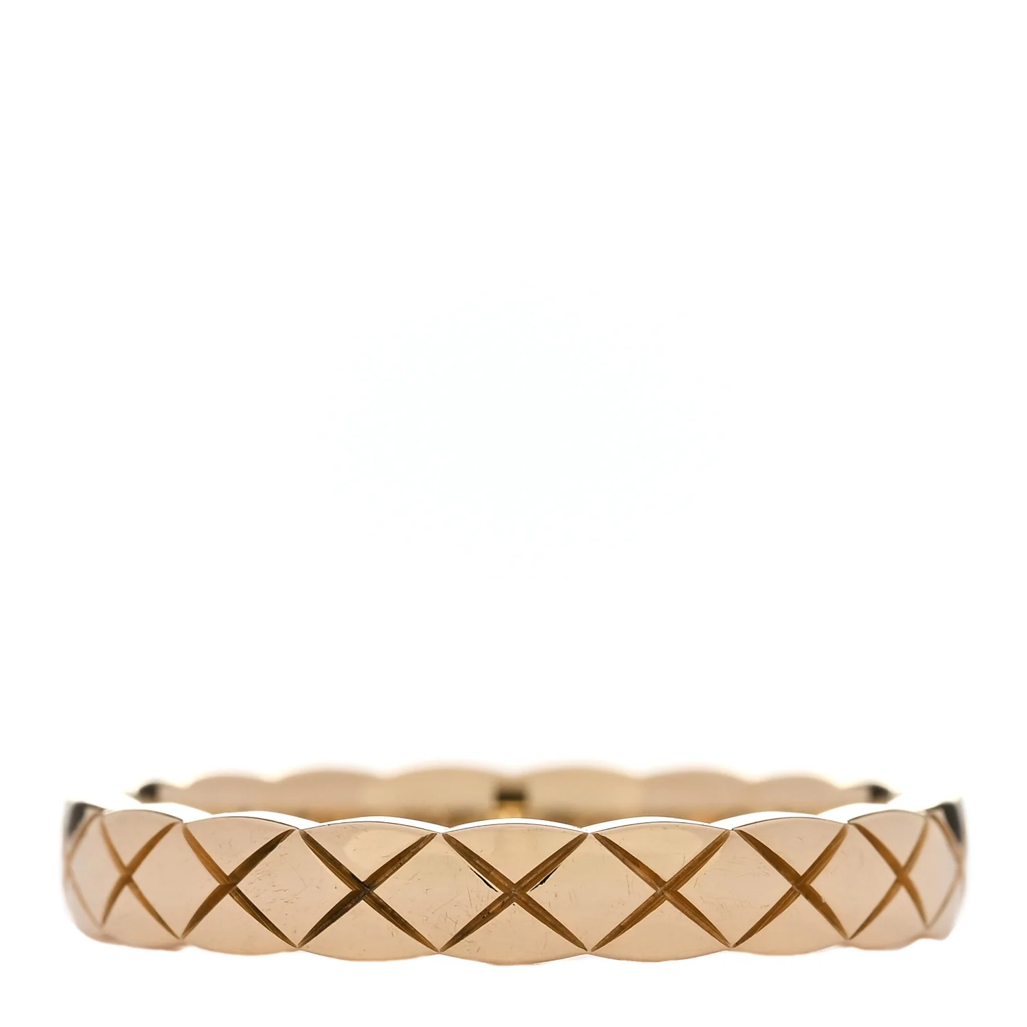 18K Yellow Gold Mini Coco Crush Ring 55 7.25 - Image 2