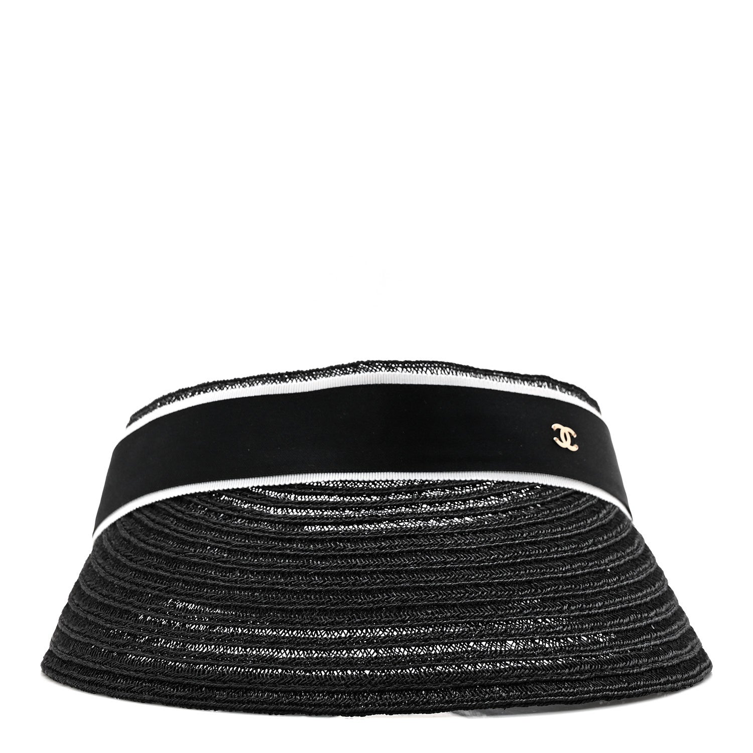 Abaca Cotton Ribbon Visor M Black - Image 3