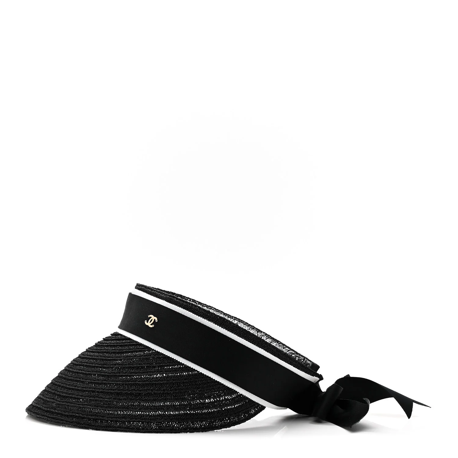 Abaca Cotton Ribbon Visor M Black - Image 4