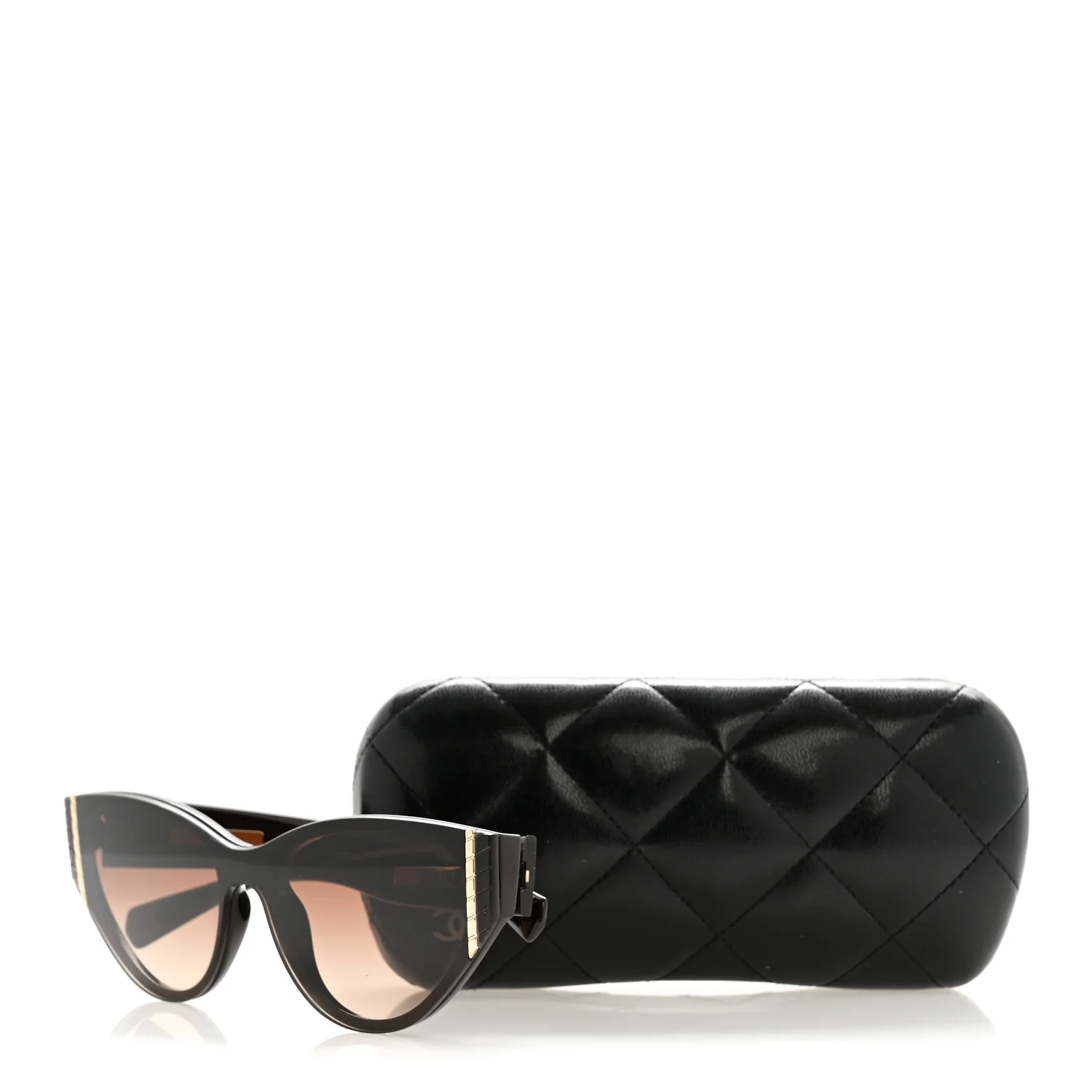 Acetate Cat Eye Sunglasses 6054 Black - Image 10