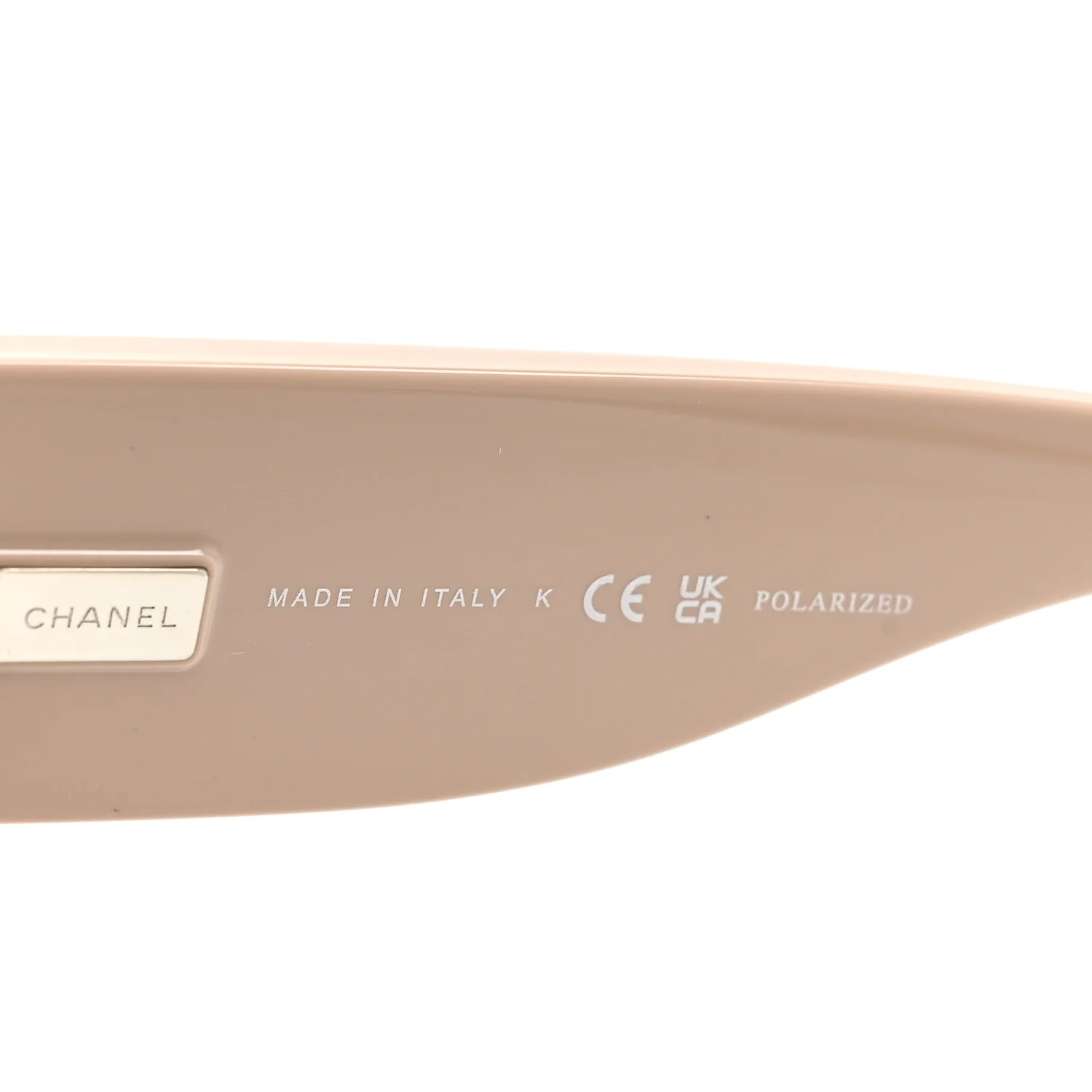 Acetate Cat Eye Sunglasses 6056 Black Beige - Image 6
