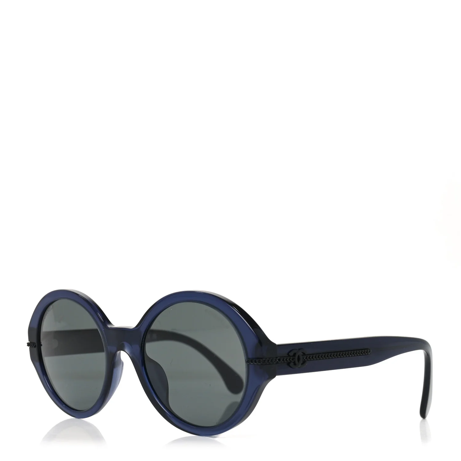 Acetate Chain Sunglasses 5511-A Blue