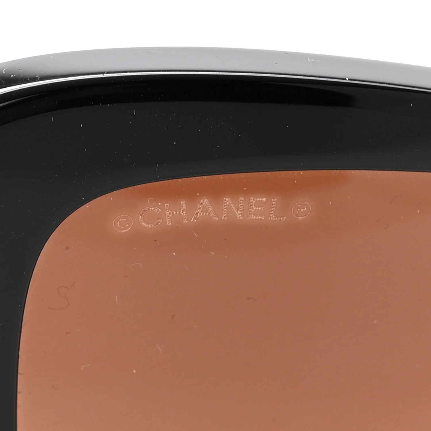 Acetate Lambskin CC Sunglasses 5457-Q-A Black - Image 7