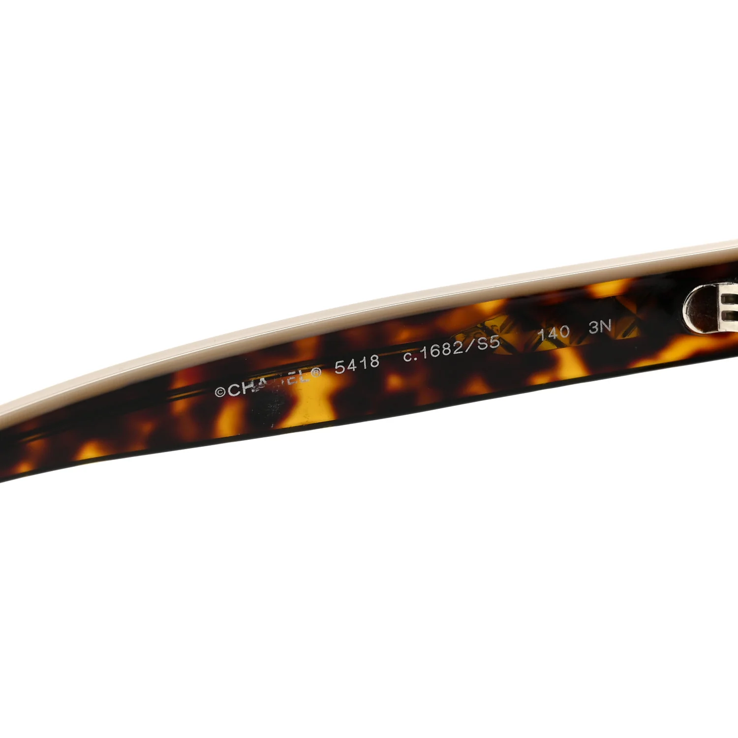 Acetate Logo Shield Sunglasses 5418 Tortoise - Image 6