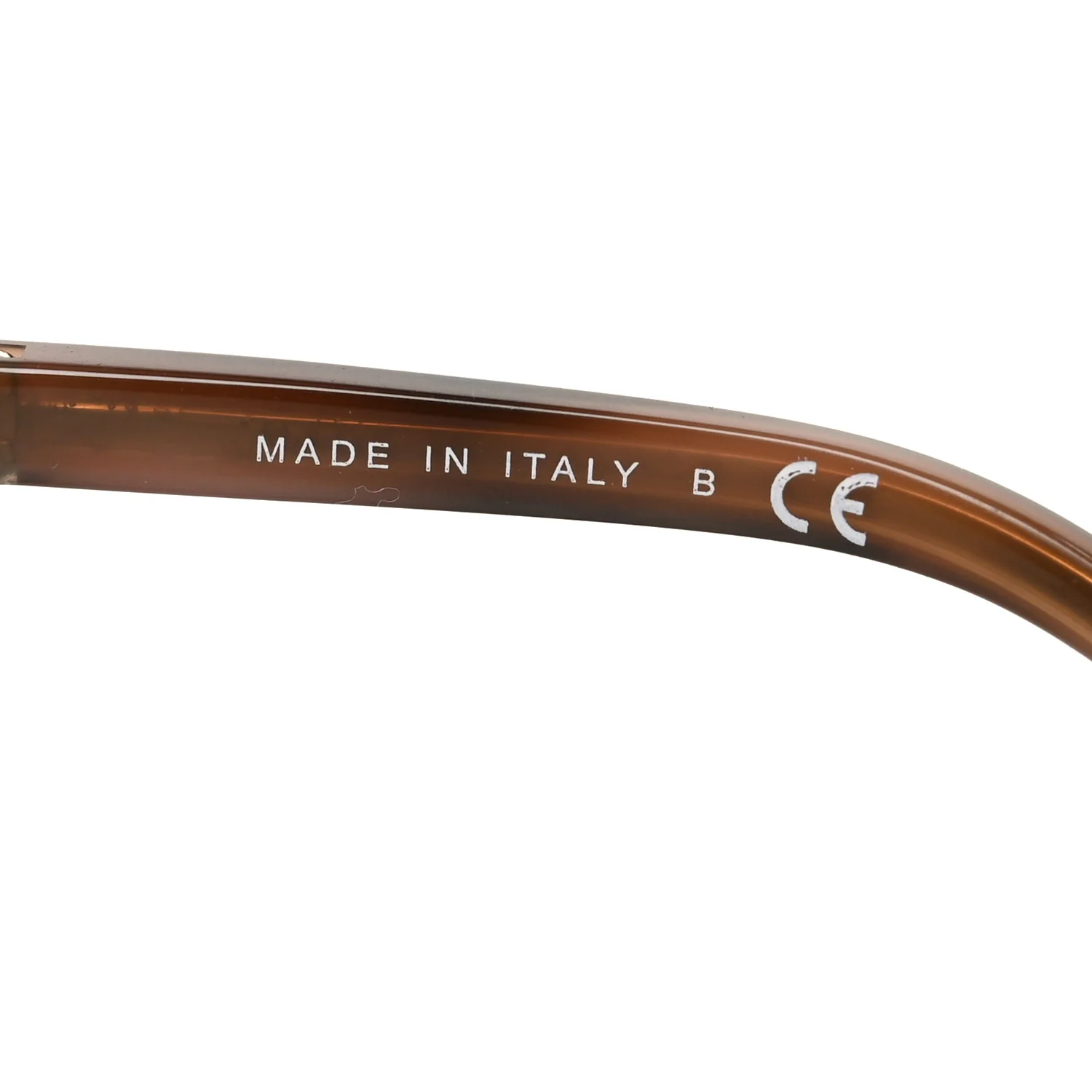 Acetate Metal Lambskin Chain Square Sunglasses 5210-Q Brown - Image 6