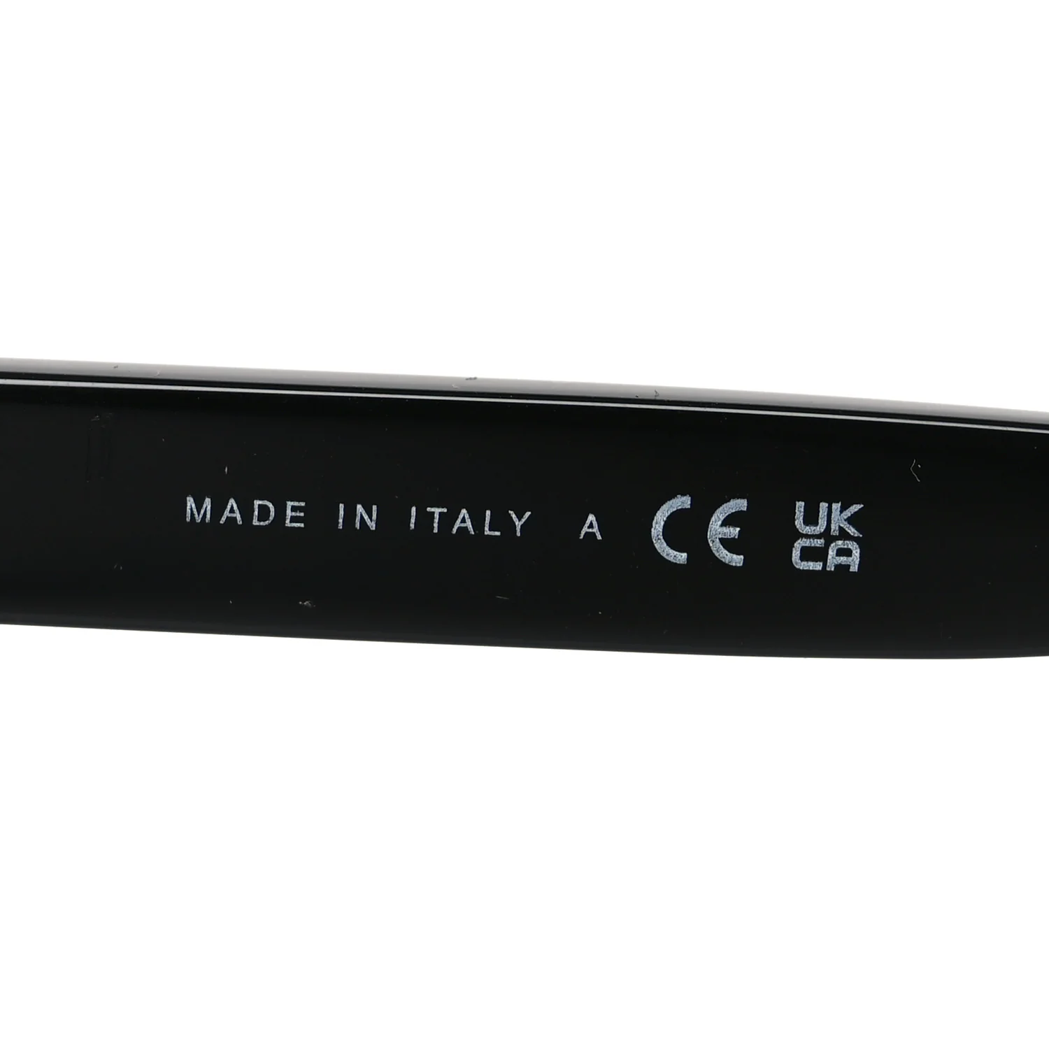 Acetate Oval Sunglasses 5416 Black Yellow - Image 6
