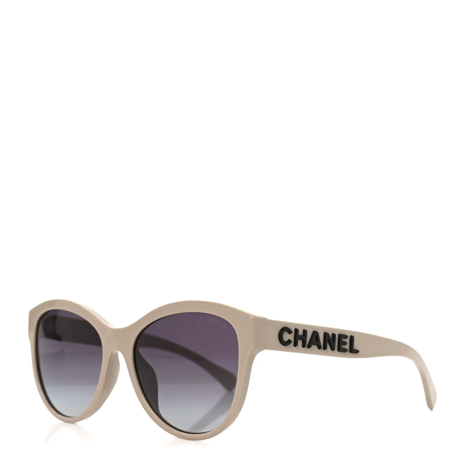 Acetate Pantos Logo Sunglasses 5458-A Beige