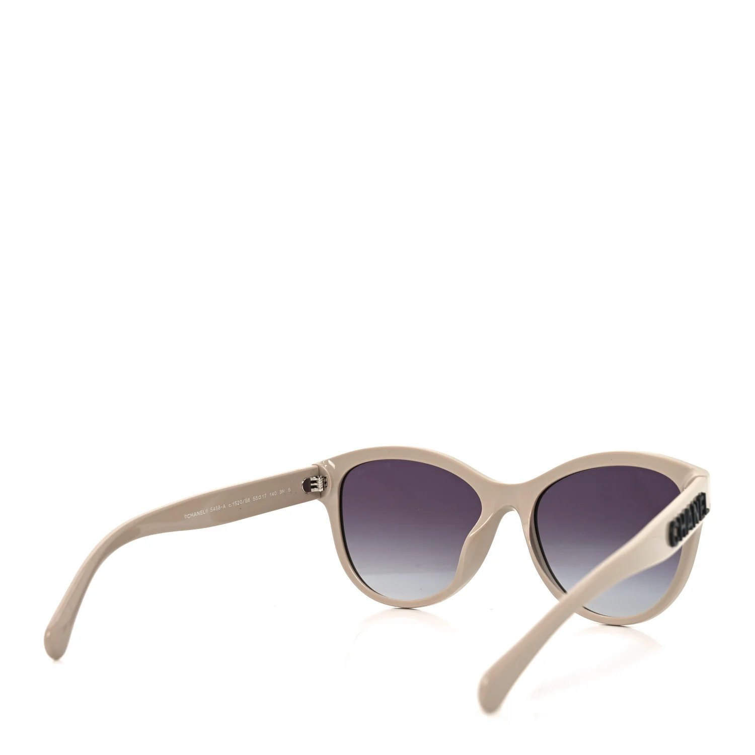 Acetate Pantos Logo Sunglasses 5458-A Beige - Image 4