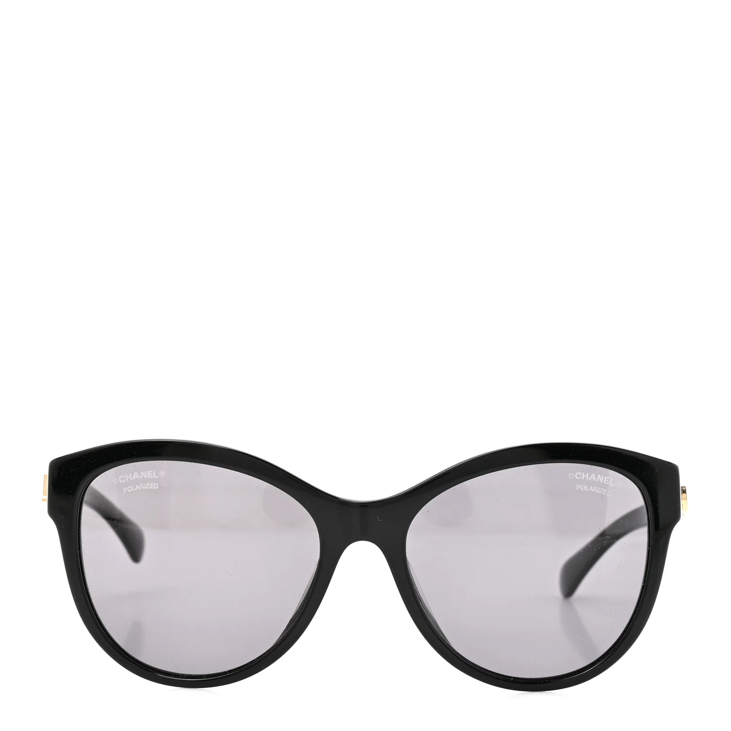 Acetate Pantos Logo Sunglasses 5458-A Black - Image 2