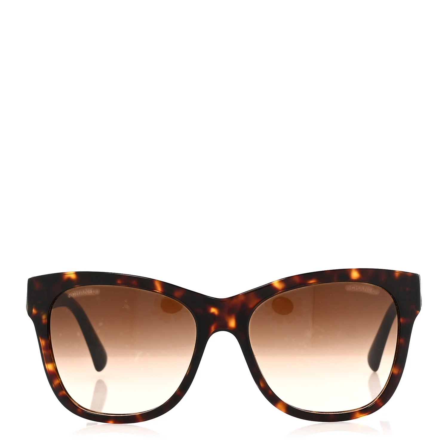 Acetate Runway Square Sunglasses 5380 Dark Tortoise - Image 2