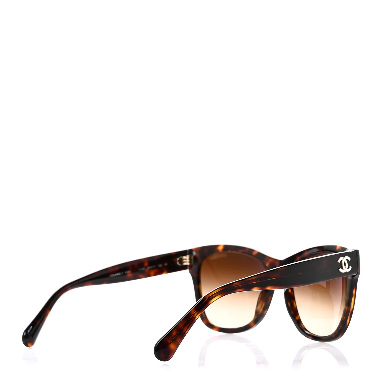Acetate Runway Square Sunglasses 5380 Dark Tortoise - Image 4