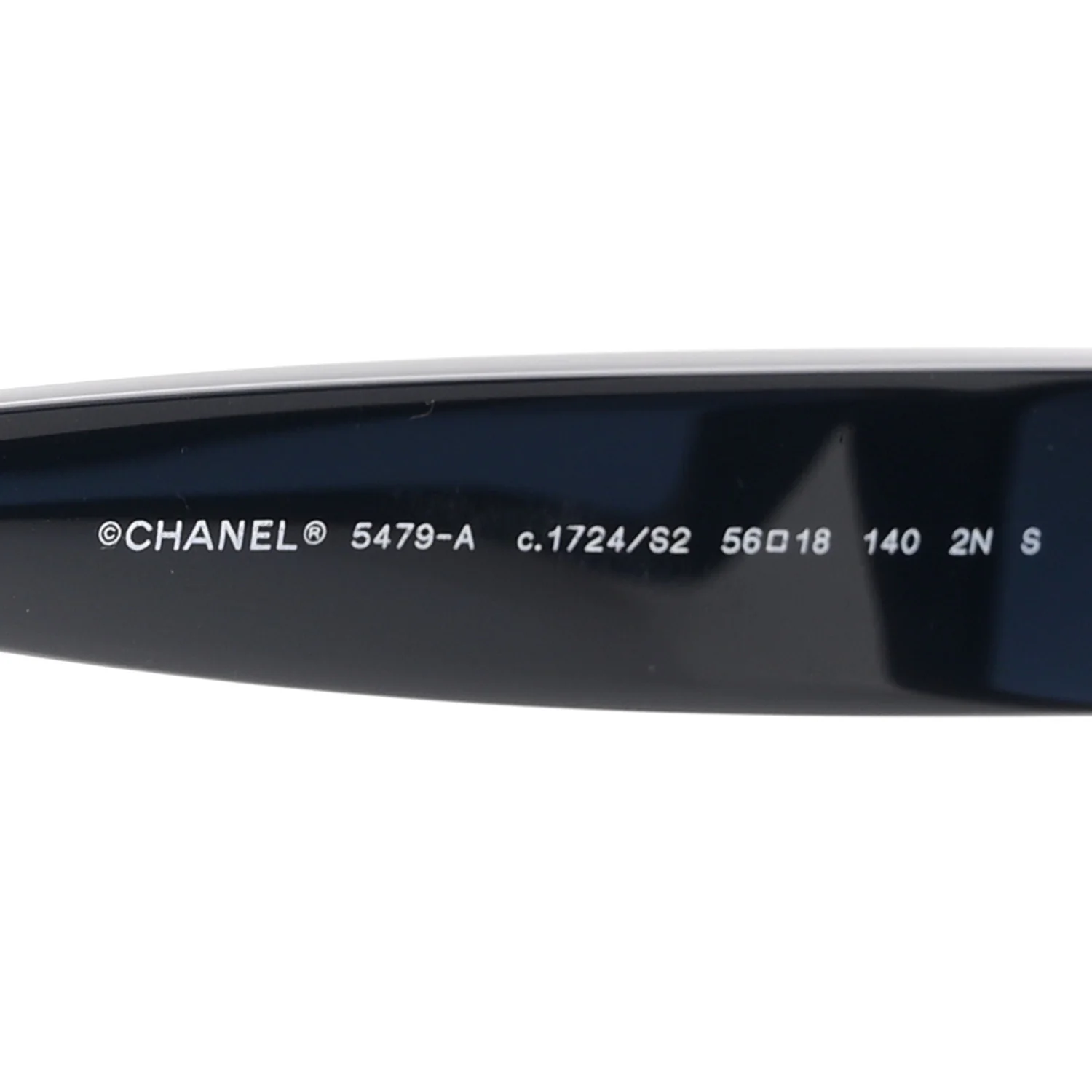 Acetate Square Heart Sunglasses 5479-A Blue - Image 5