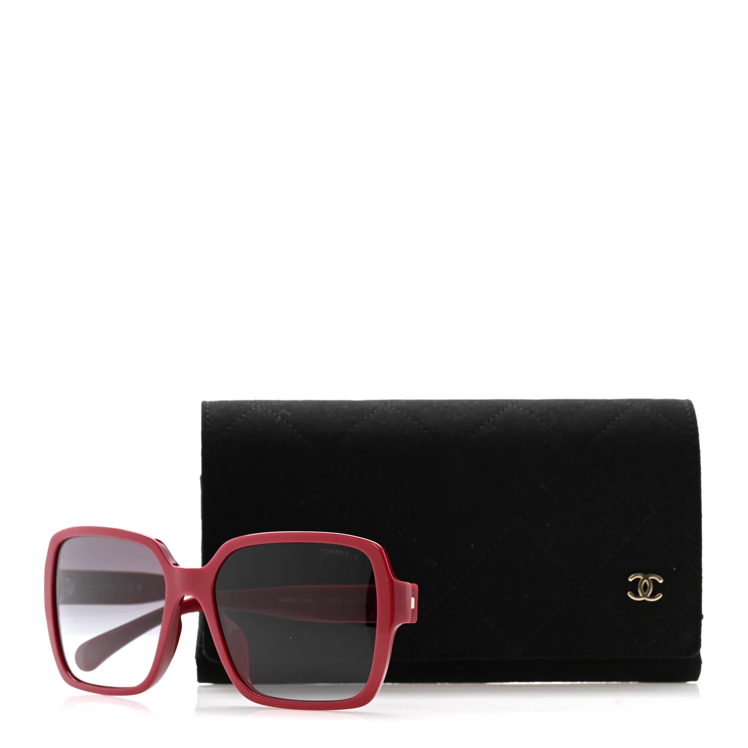 Acetate Square Sunglasses 5408-A Pink - Image 8