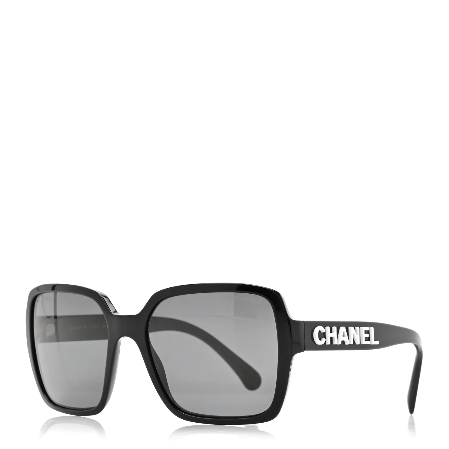 Acetate Square Sunglasses 5408 Black