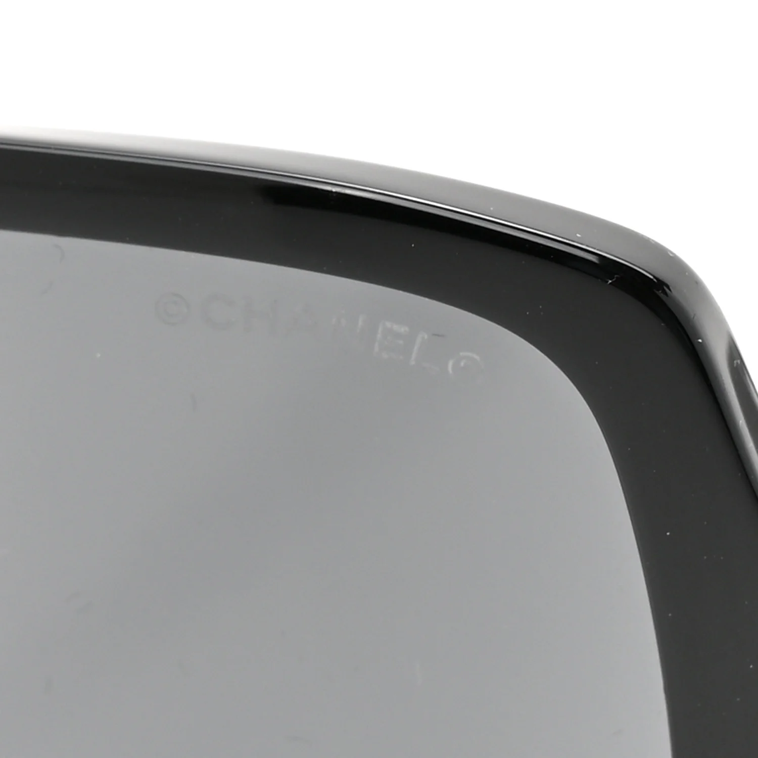 Acetate Square Sunglasses 5408 Black - Image 7