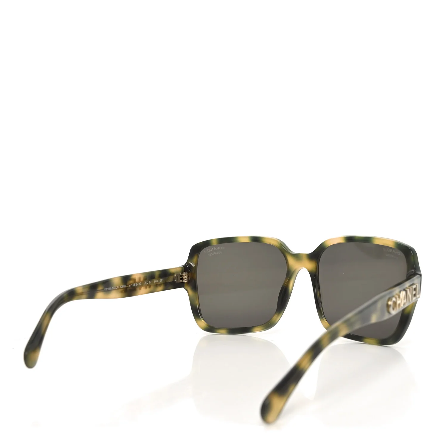 Acetate Square Sunglasses 5408 Green - Image 4